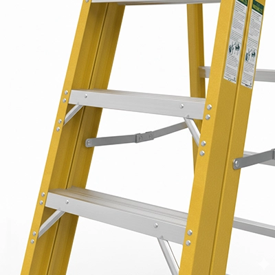 Strong and durable ladder frame built for heavy industrial working conditions