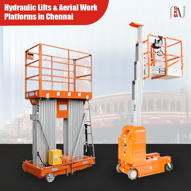 Aerial lift ladder service in Chennai for safe high-rise maintenance and industrial access
